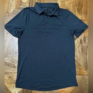 Lululemon Athletica Blue Polo Shirt Athletic Style